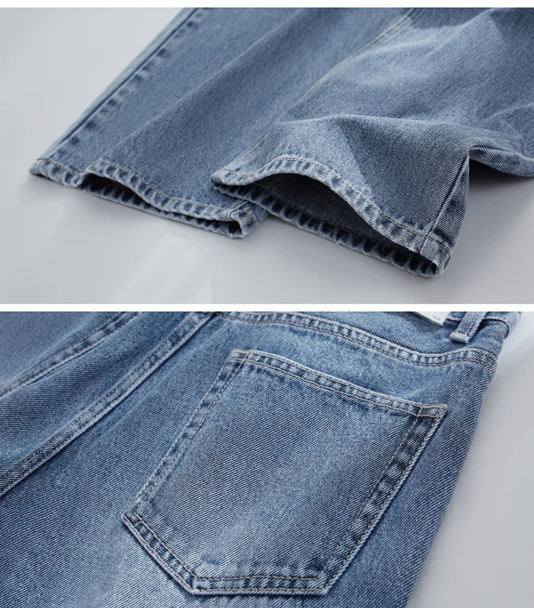 Jeans Denim Pants Loose Wide Leg