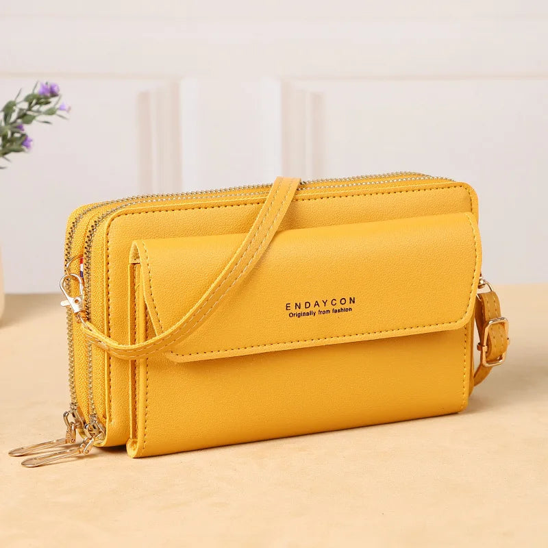 2023 New Crossbody Bag for Women Summer Small Market Simple One Shoulder Bag for Mobile Phone Double Layer Casual Small Body Bag