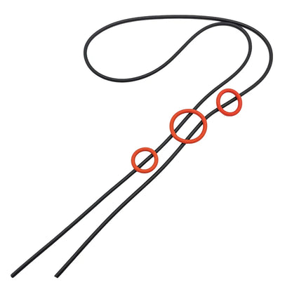 Handmade Rubber Necklace