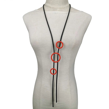 Handmade Rubber Necklace