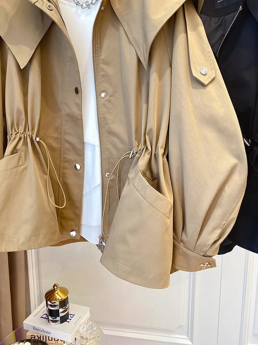 Casual Short Trench Jacket