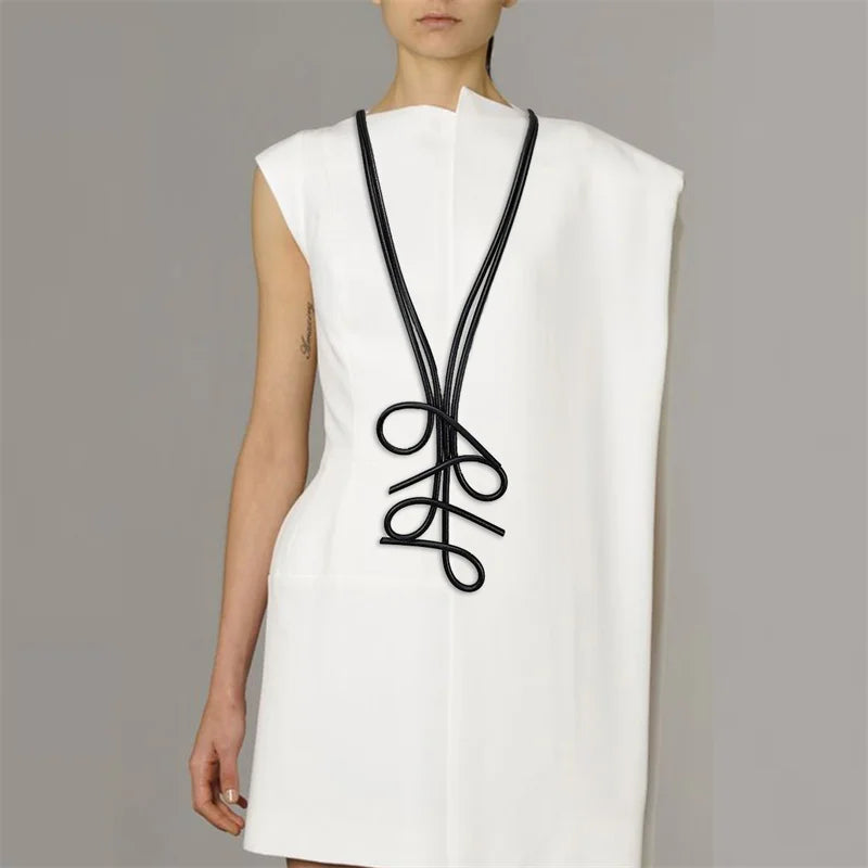 Handmade Necklace  Long Chain