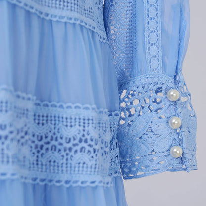 Summer Dress - Long Sleeve Maxi