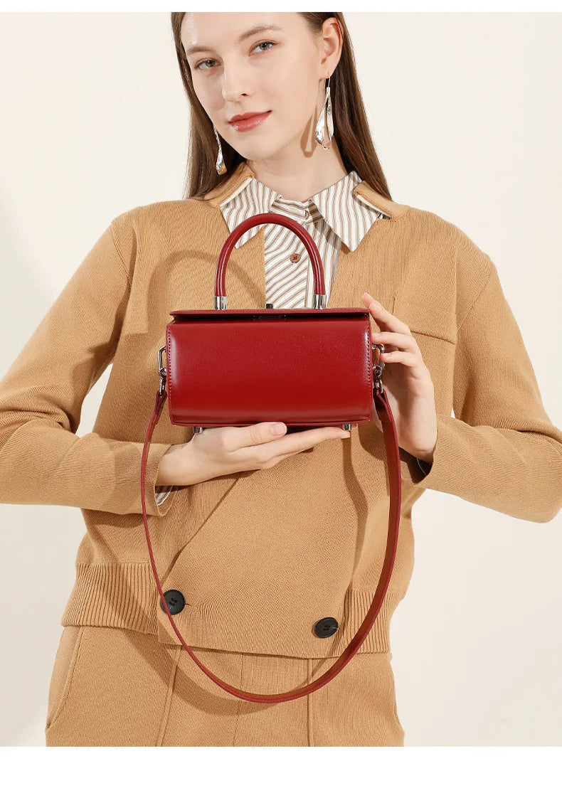 leather bag shoulder - mini bag