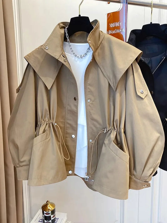 Casual Short Trench Jacket