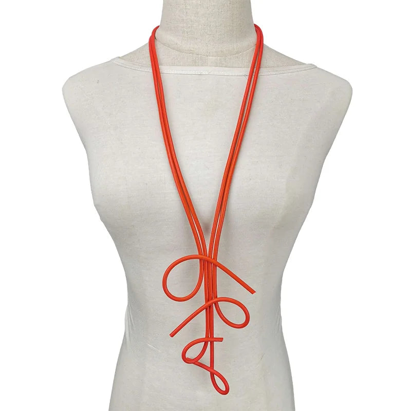 Handmade Necklace  Long Chain