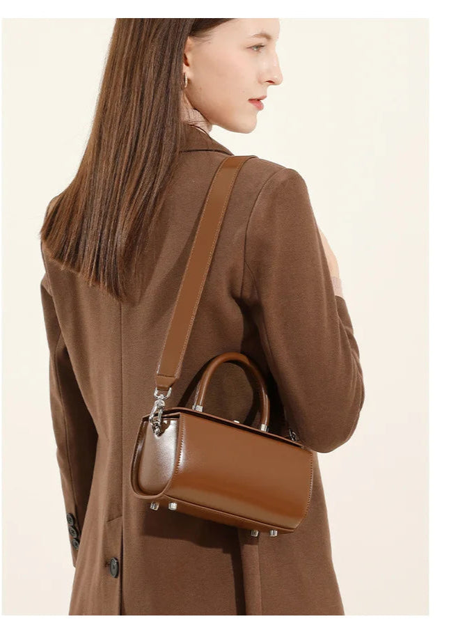 leather bag shoulder - mini bag