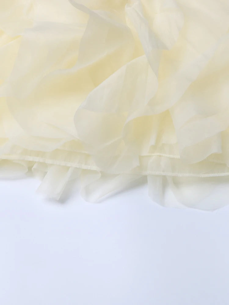 Vintage Patchwork Ruffle Shirt O Neck Lantern -Long Sleeve