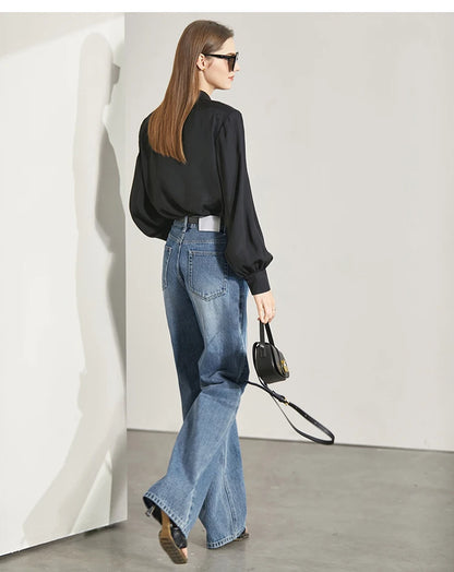 Jeans  Denim Pants Loose Wide Leg