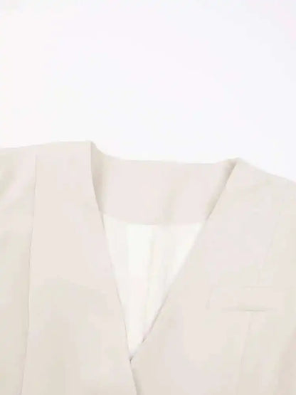 Black Long Blazer Long Sleeve Loose Fit Jacket