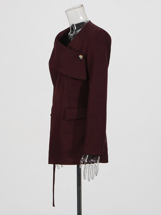 Blazers  Long Sleeve -Slimming Blazer