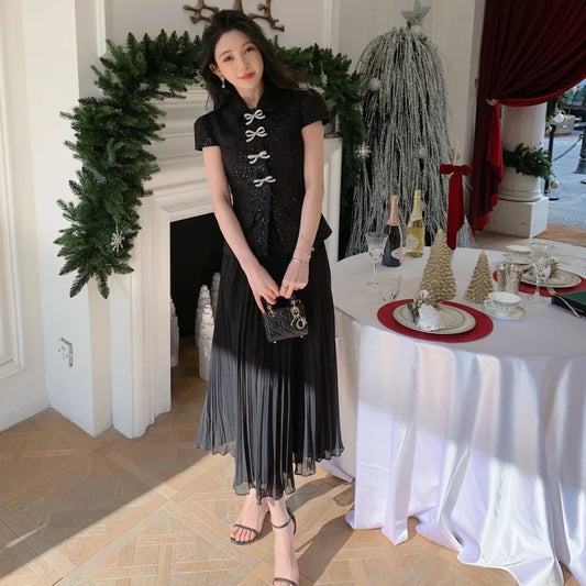 2 Piece Sets - Dresses Chiffon Long Dress