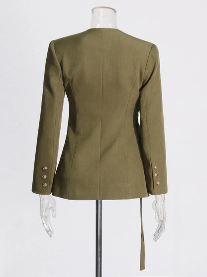 Blazers  Long Sleeve -Slimming Blazer