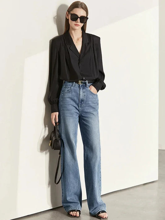 Jeans  Denim Pants Loose Wide Leg