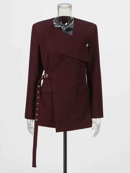 Blazers  Long Sleeve -Slimming Blazer