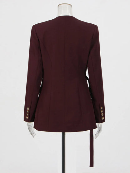 Blazers  Long Sleeve -Slimming Blazer