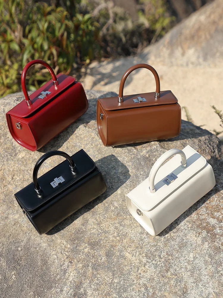 leather bag shoulder - mini bag