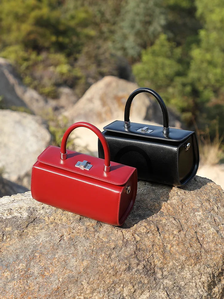 leather bag shoulder - mini bag