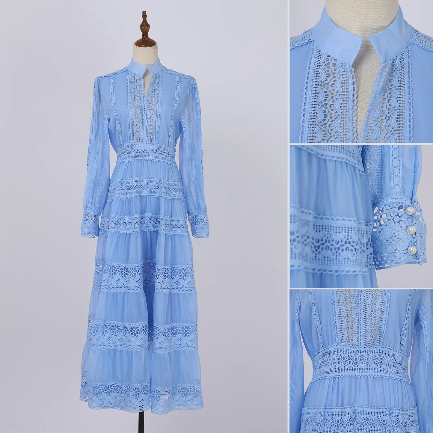 Summer Dress - Long Sleeve Maxi