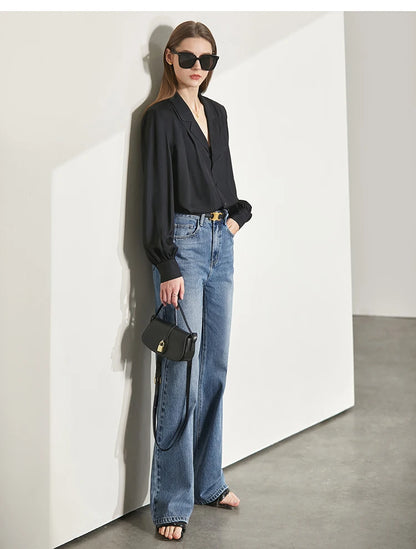 Jeans  Denim Pants Loose Wide Leg