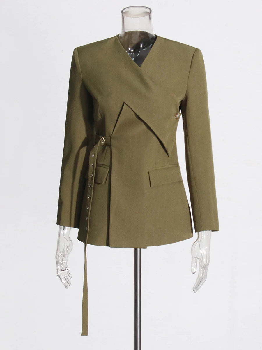 Blazers  Long Sleeve -Slimming Blazer