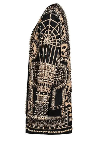 White Pearl  Big Size Blazer