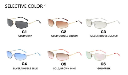 Oval Frameless -Sunglasses