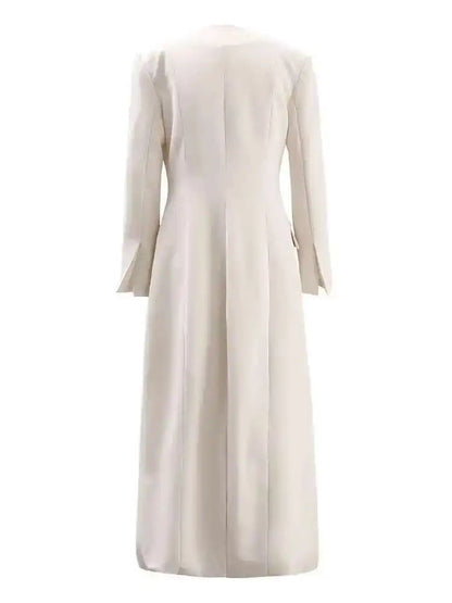 Black Long Blazer Long Sleeve Loose Fit Jacket